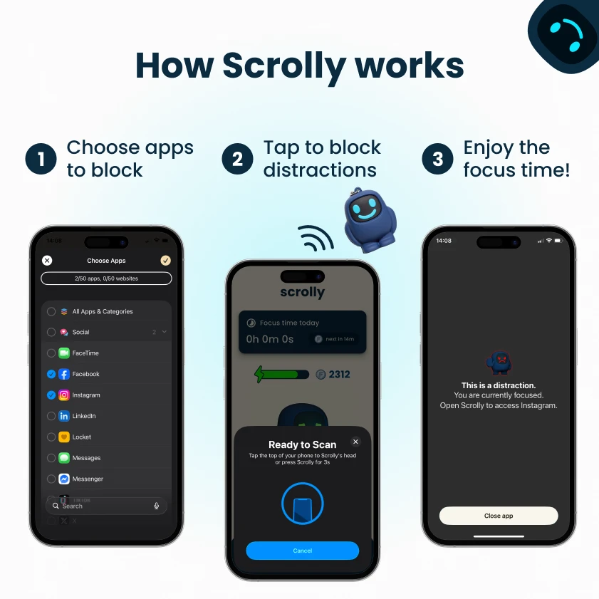 Scrolly - Your Screen Time Buddy