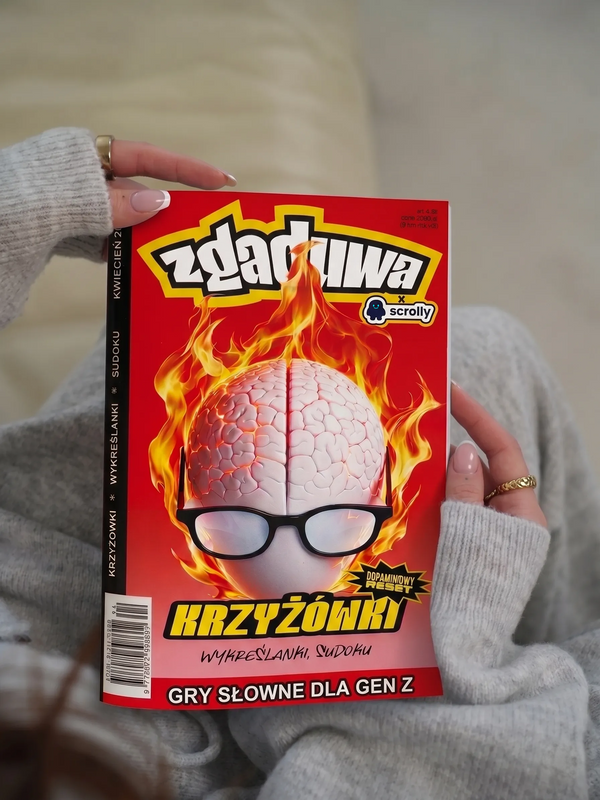Krzyżówka Scrolly x ZGADUWA 4 (drukowana)