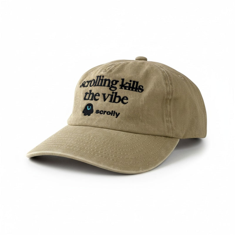 Scrolly Cap – “Scrolling Kills the Vibe”
